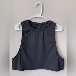 Lululemon Athletica Lululemon Black Muscle Love
Crop Tank Sz 6